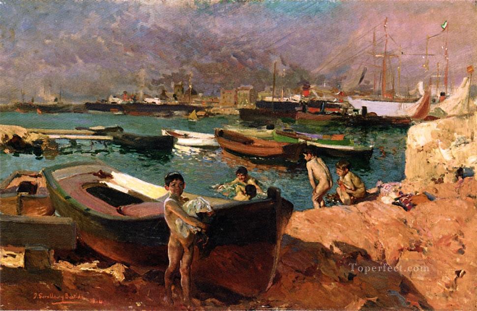 Valencias Port painter Joaquin Sorolla Oil Paintings
